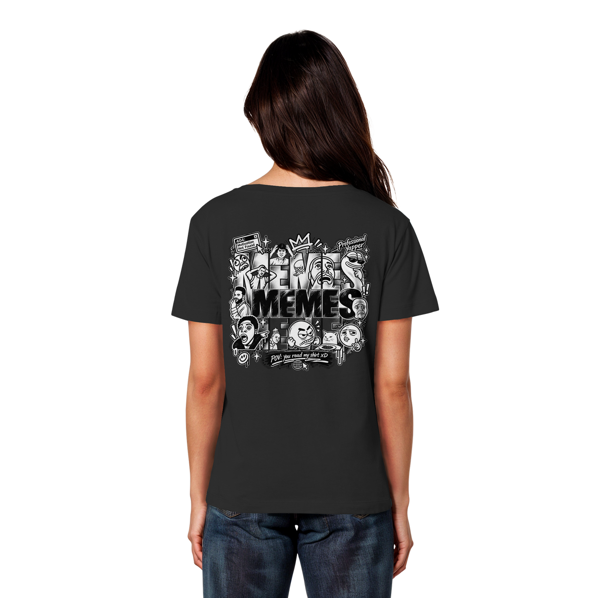 The MEME - T-Shirt leggera da donna in cotone biologico