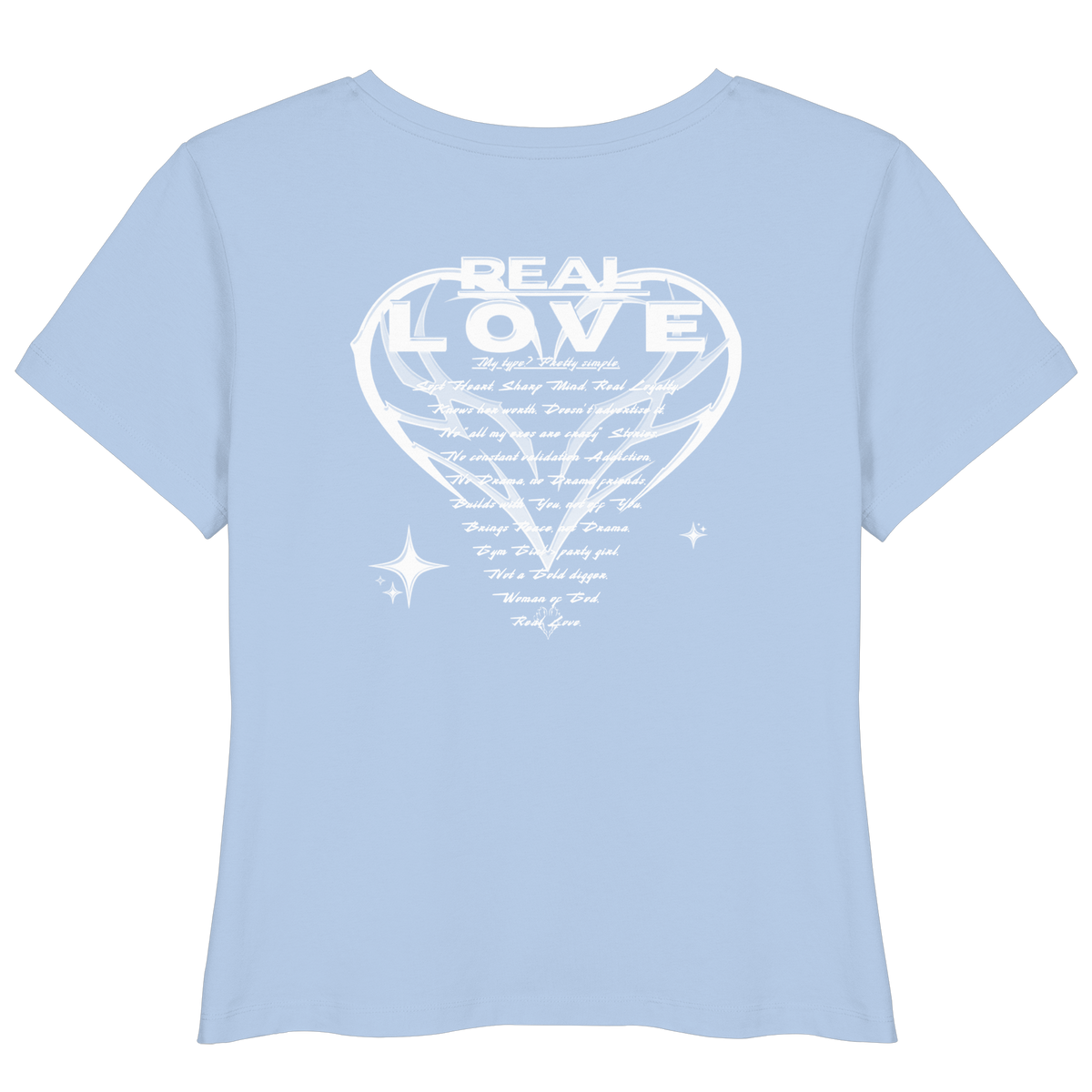 The REAL LOVE BASiCS - Camiseta ligera de algodón orgánico para mujer