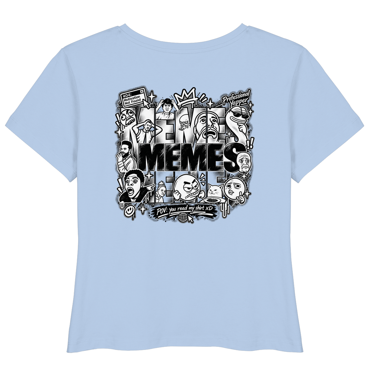 The MEME - T-Shirt leggera da donna in cotone biologico