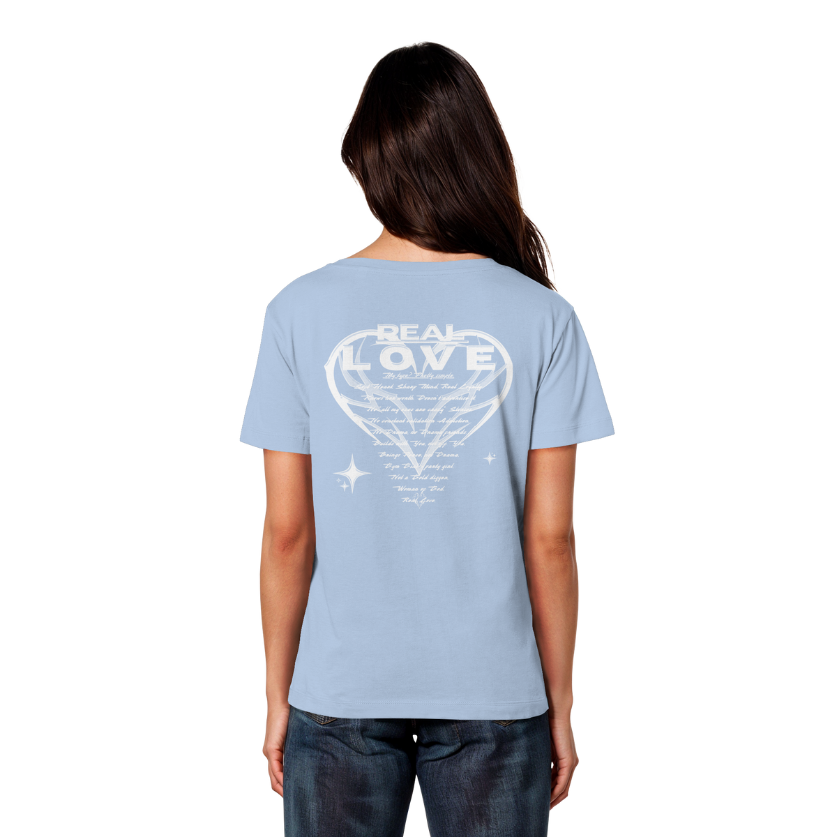 The REAL LOVE BASiCS - Camiseta ligera de algodón orgánico para mujer