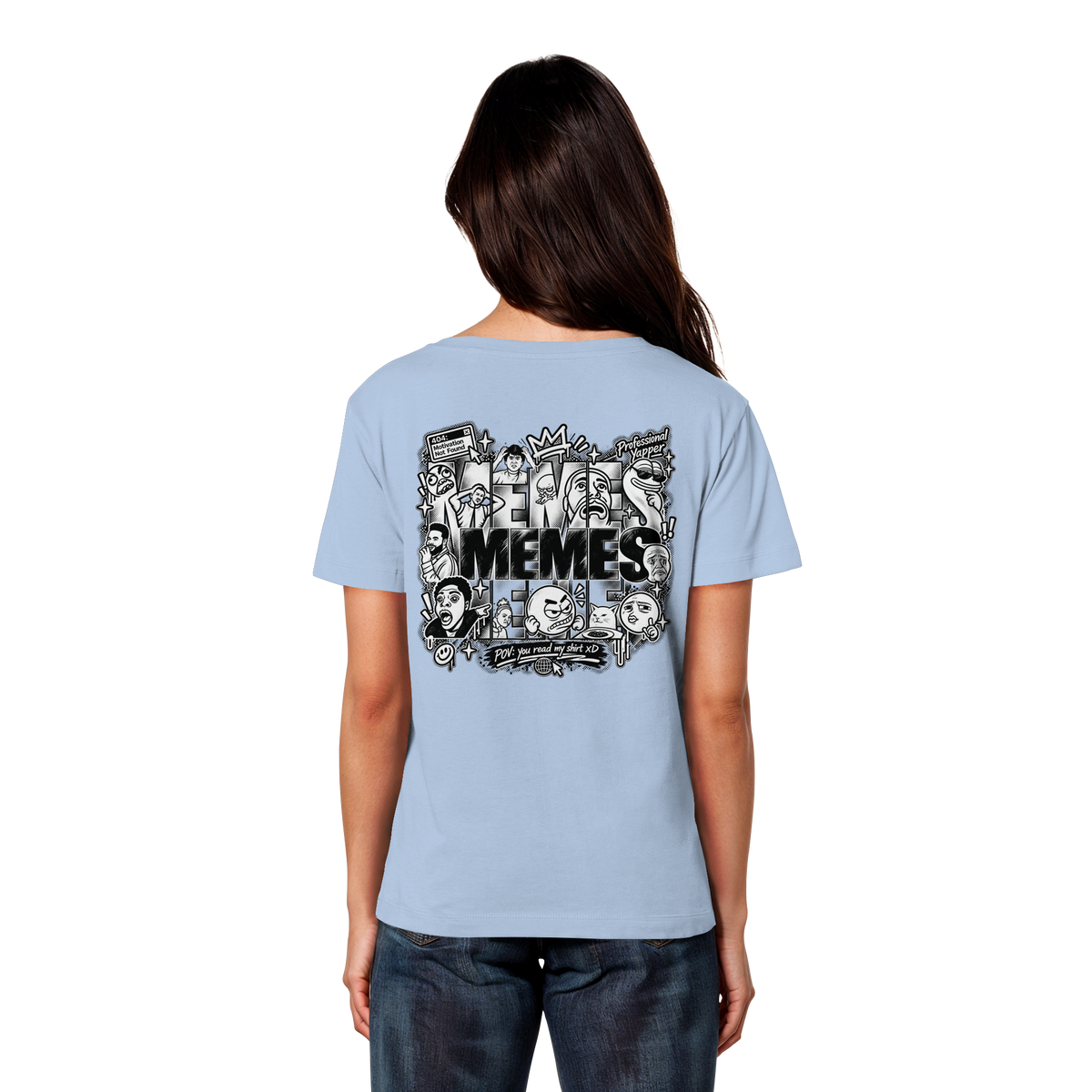 The MEME - T-Shirt leggera da donna in cotone biologico