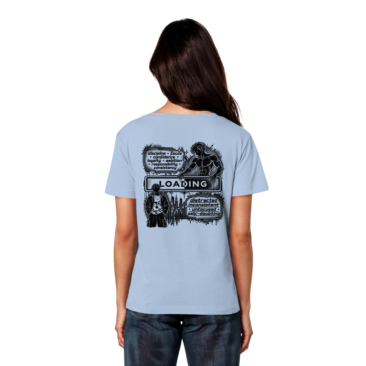 LOADiNG BASiCS - Womens Organic Lightweight T-Shirt