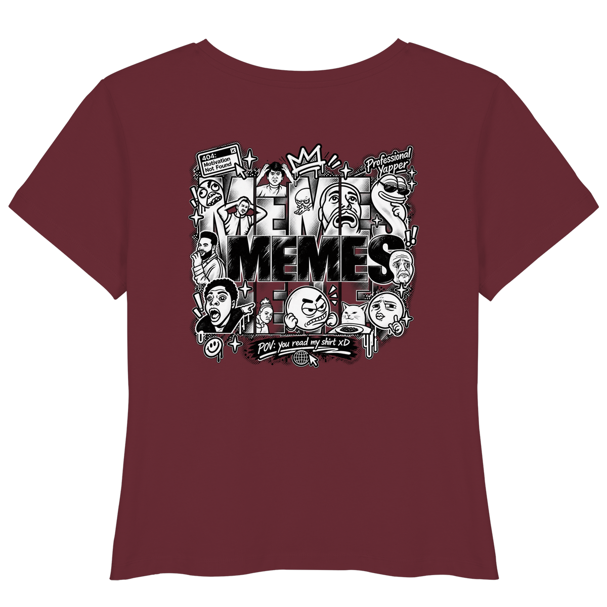 The MEME - T-Shirt leggera da donna in cotone biologico