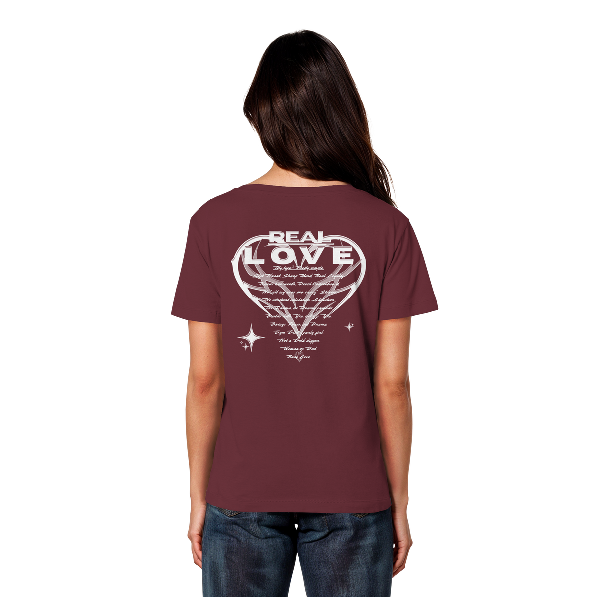 The REAL LOVE BASiCS - Camiseta ligera de algodón orgánico para mujer