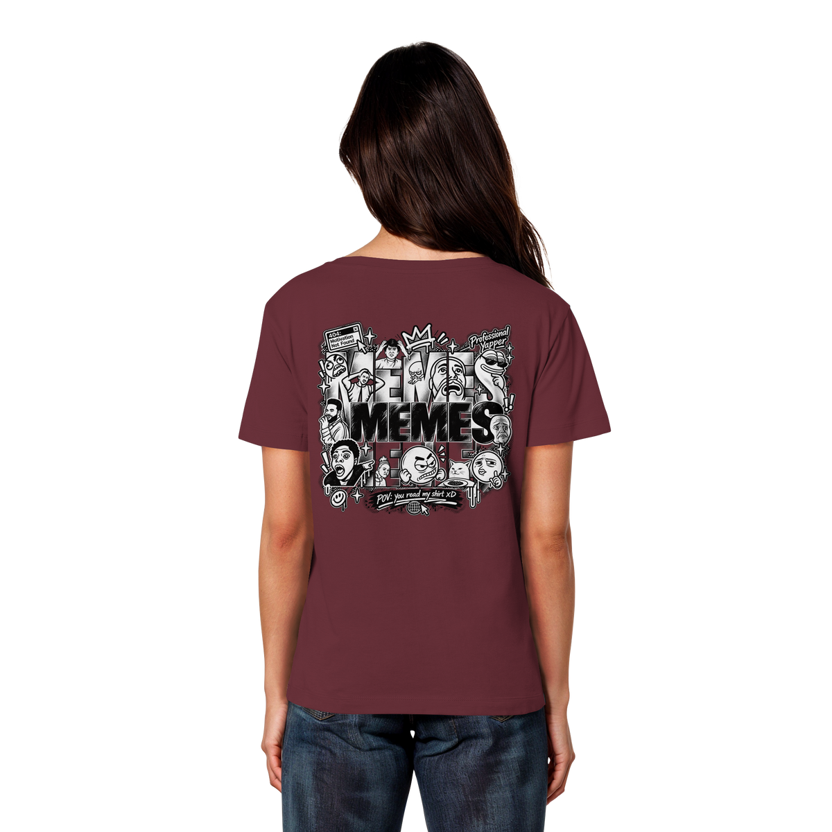 The MEME - T-Shirt leggera da donna in cotone biologico