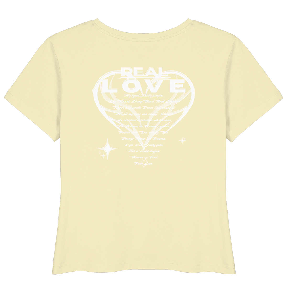 The REAL LOVE BASiCS - Camiseta ligera de algodón orgánico para mujer