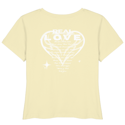 The REAL LOVE BASiCS - Camiseta ligera de algodón orgánico para mujer