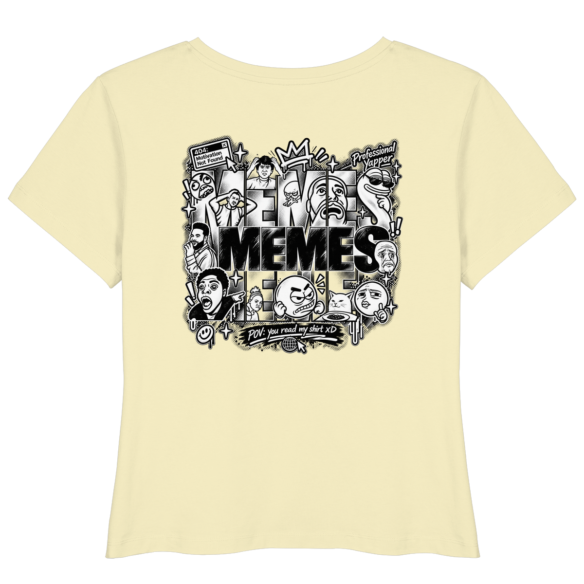 The MEME - T-Shirt leggera da donna in cotone biologico