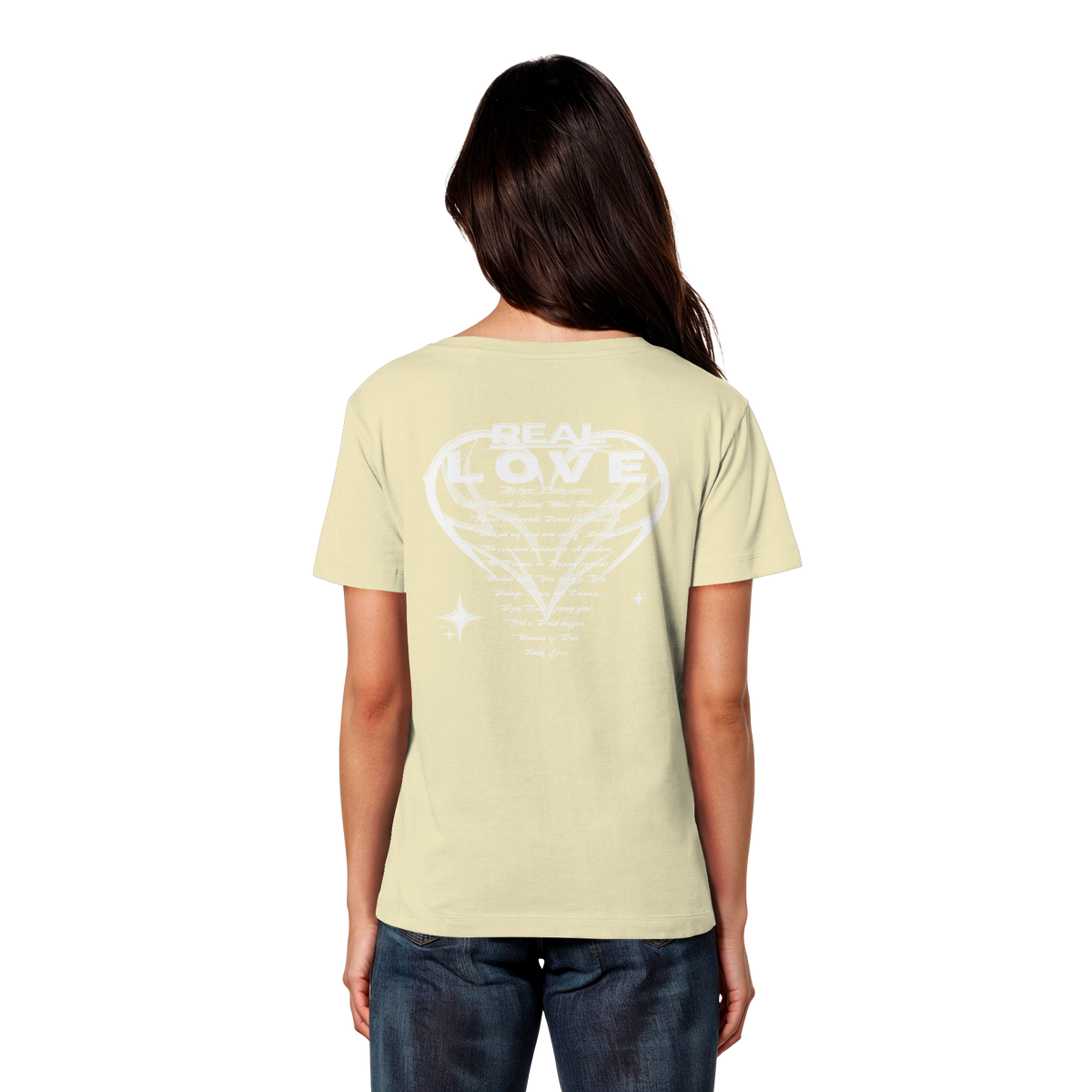 The REAL LOVE BASiCS - Camiseta ligera de algodón orgánico para mujer