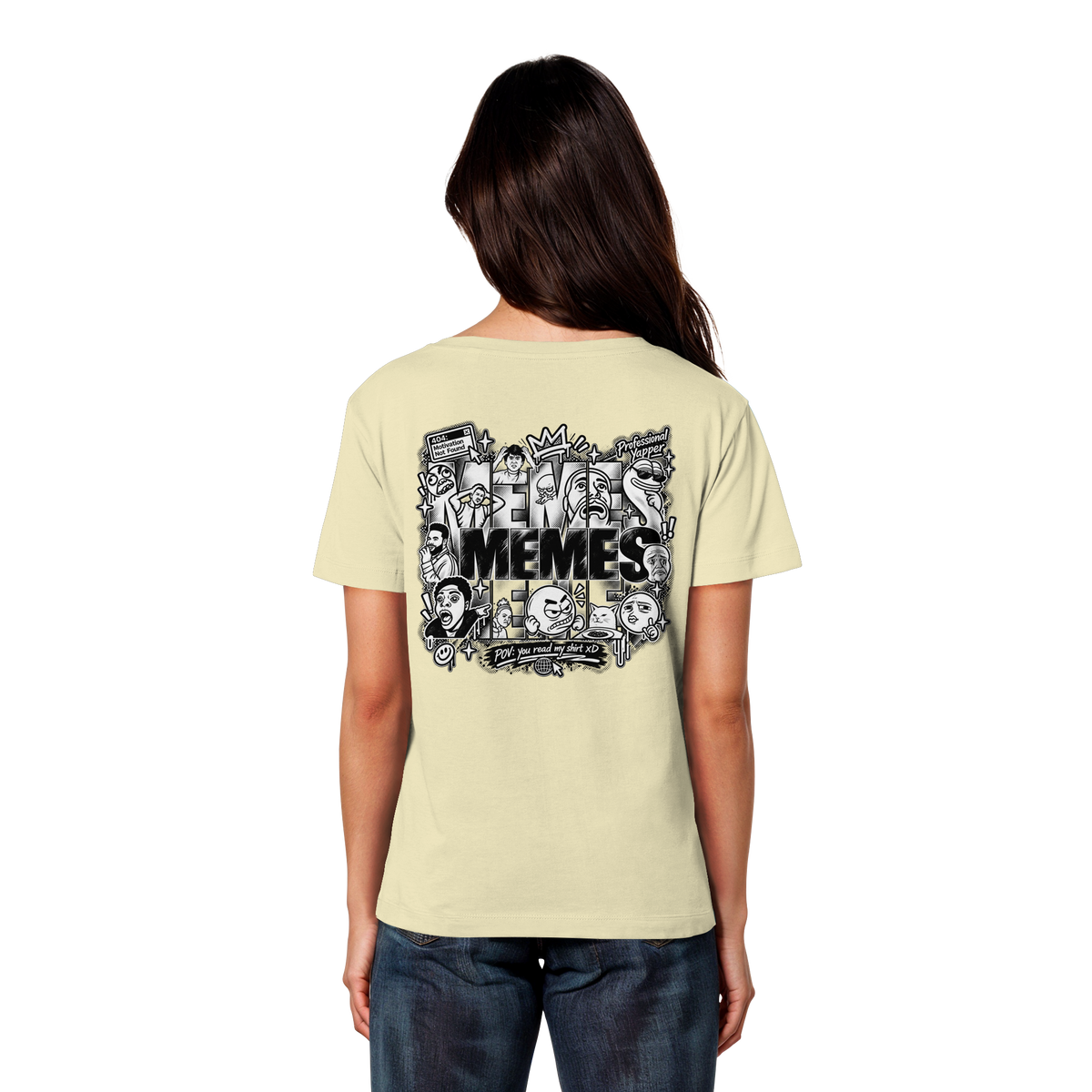 The MEME - T-Shirt leggera da donna in cotone biologico