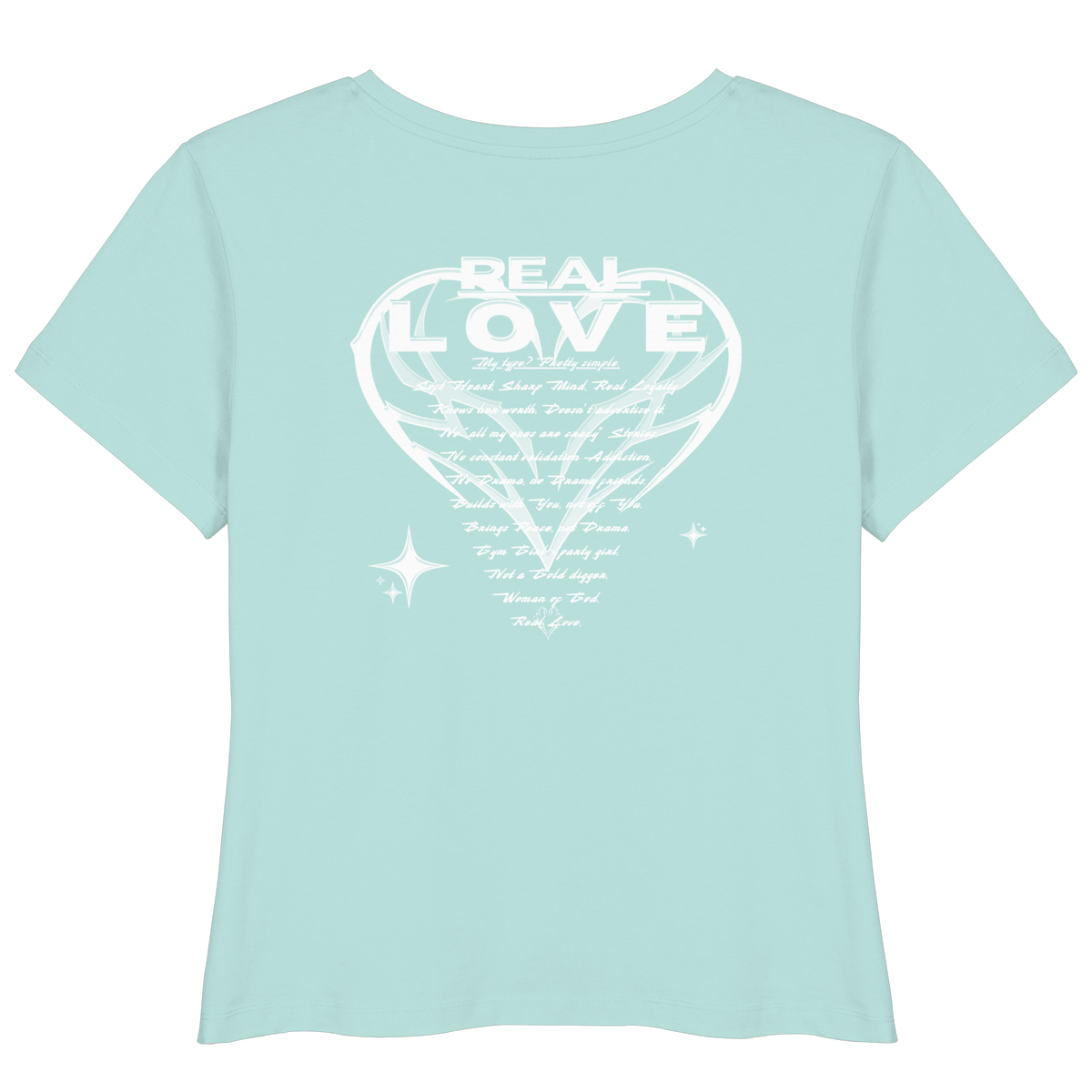 The REAL LOVE BASiCS - Camiseta ligera de algodón orgánico para mujer