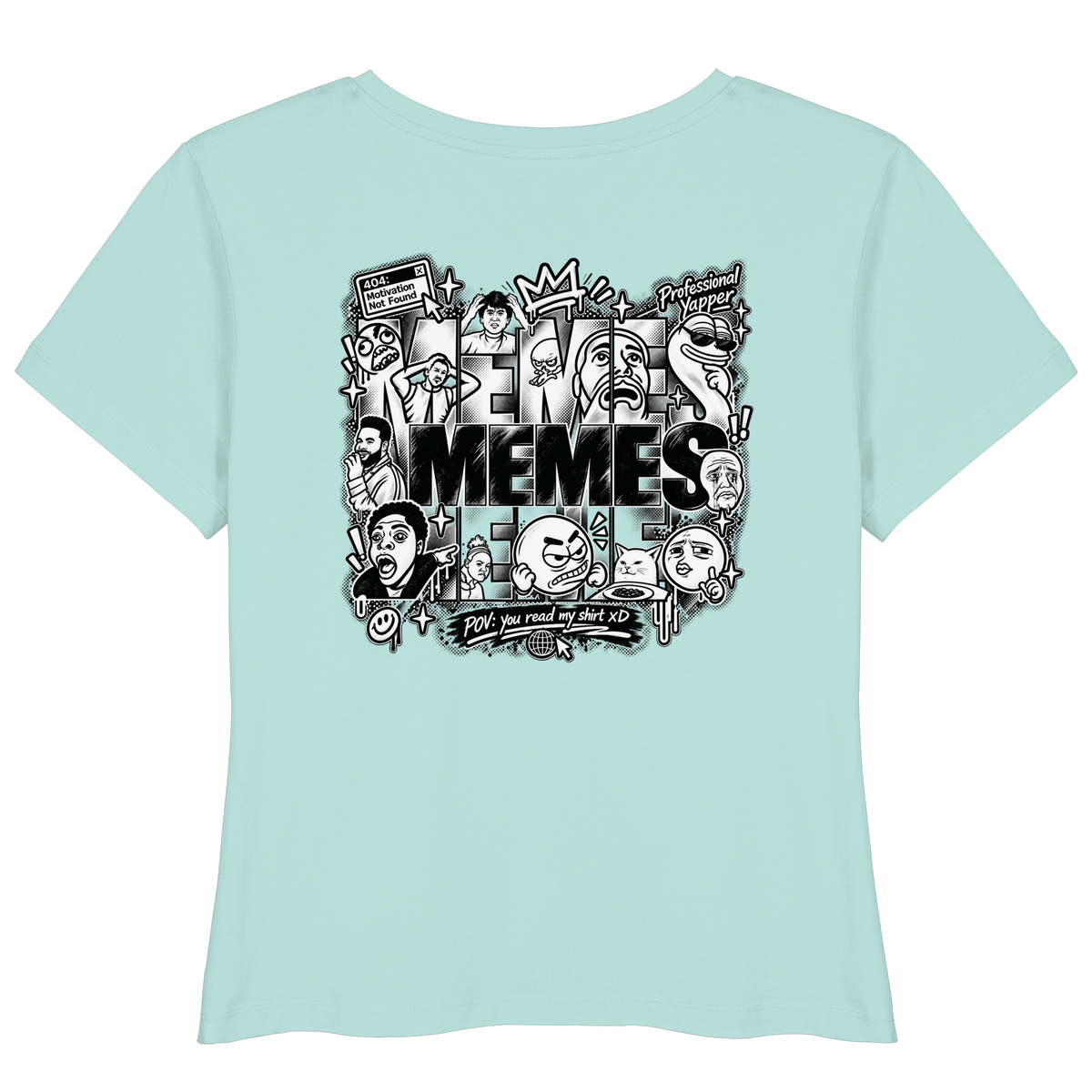 The MEME - T-Shirt leggera da donna in cotone biologico