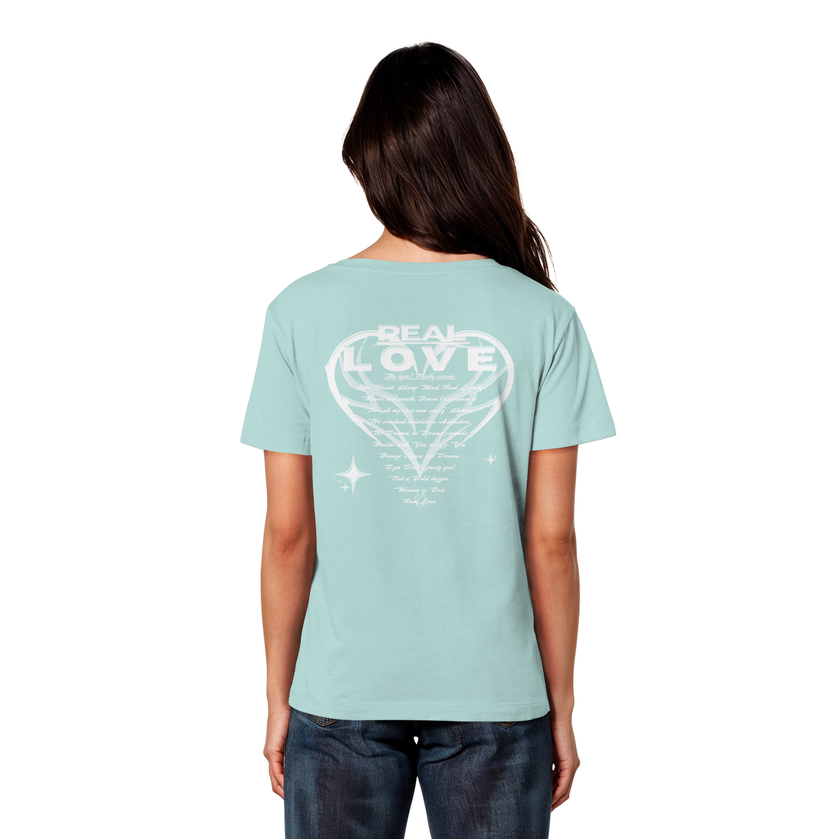 The REAL LOVE BASiCS - Camiseta ligera de algodón orgánico para mujer
