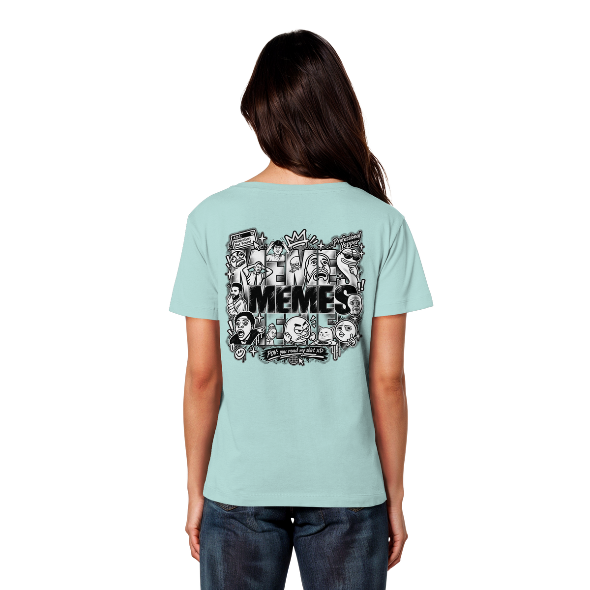 The MEME - T-Shirt leggera da donna in cotone biologico