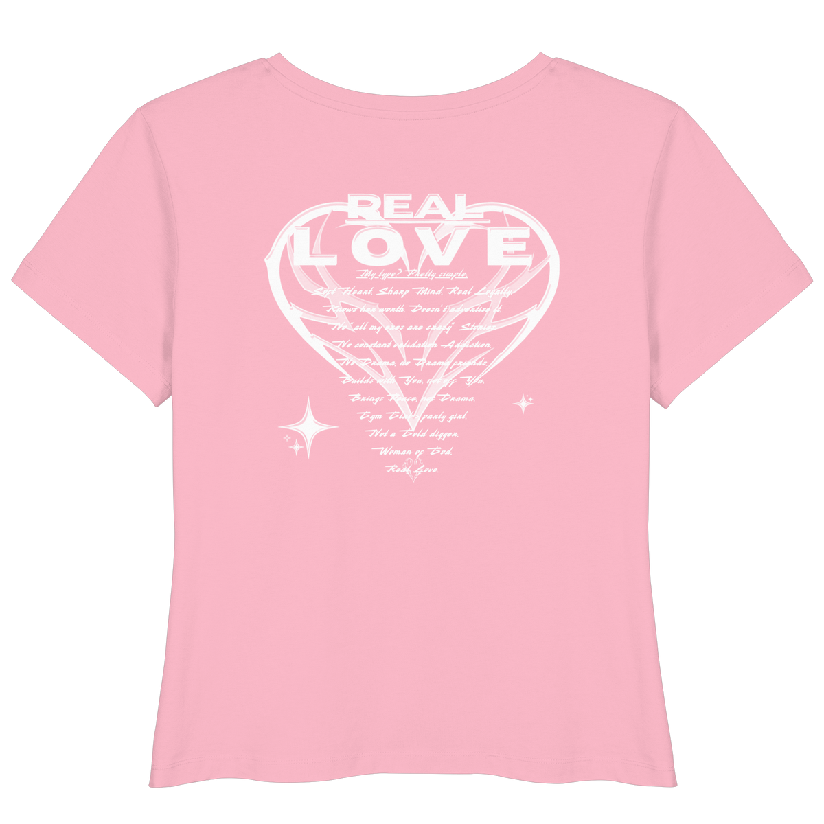 The REAL LOVE BASiCS - Camiseta ligera de algodón orgánico para mujer
