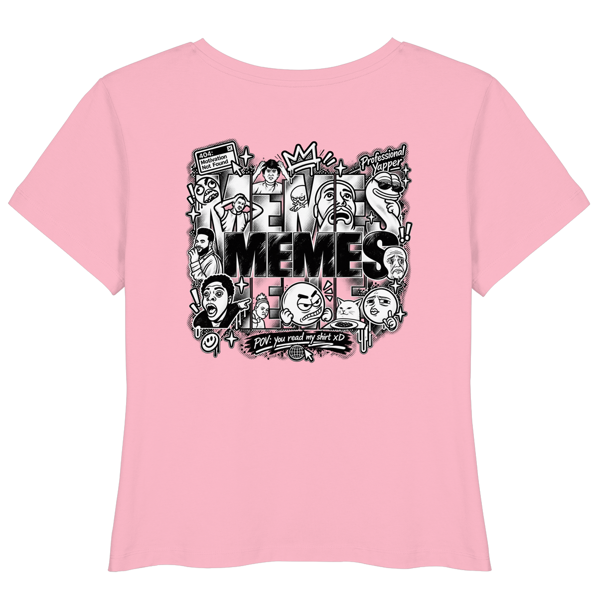 The MEME - T-Shirt leggera da donna in cotone biologico