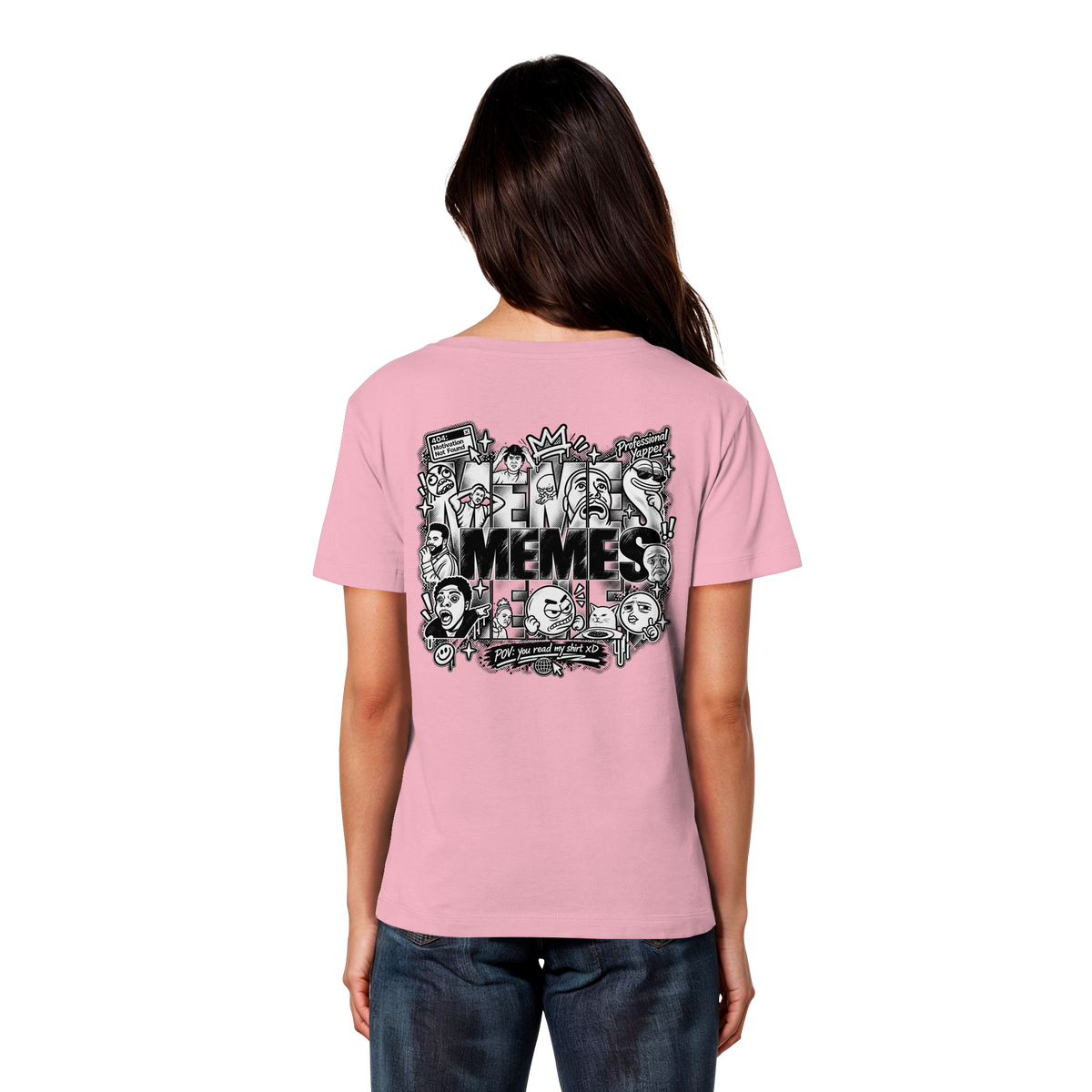 The MEME - T-Shirt leggera da donna in cotone biologico