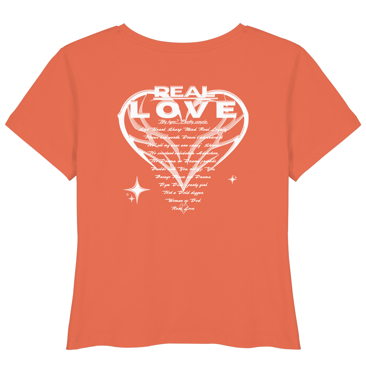 The REAL LOVE BASiCS - Camiseta ligera de algodón orgánico para mujer