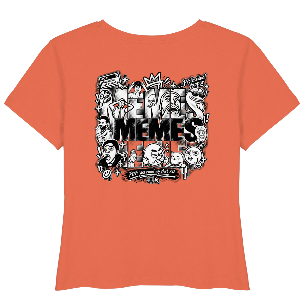 The MEME - T-Shirt leggera da donna in cotone biologico