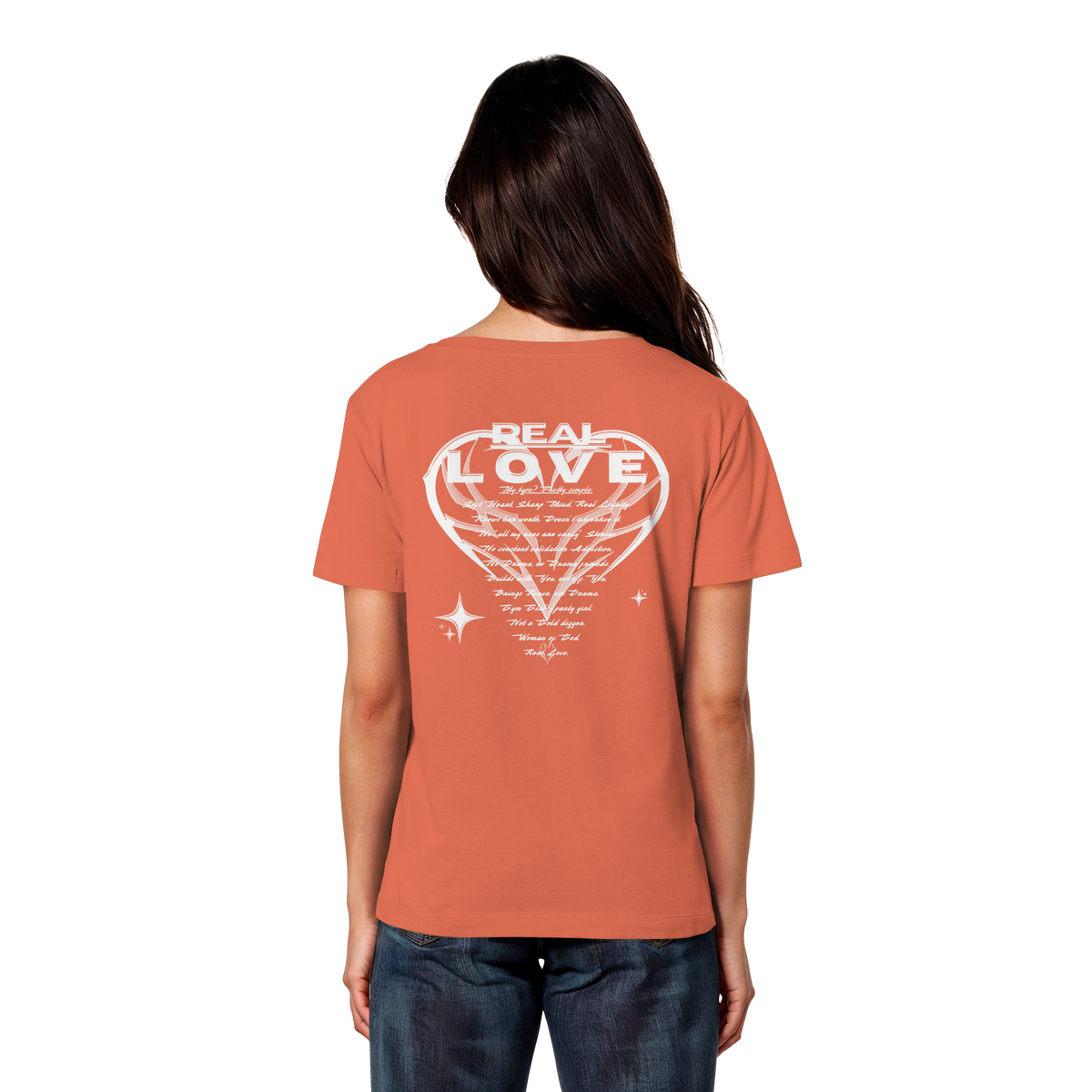 The REAL LOVE BASiCS - Camiseta ligera de algodón orgánico para mujer