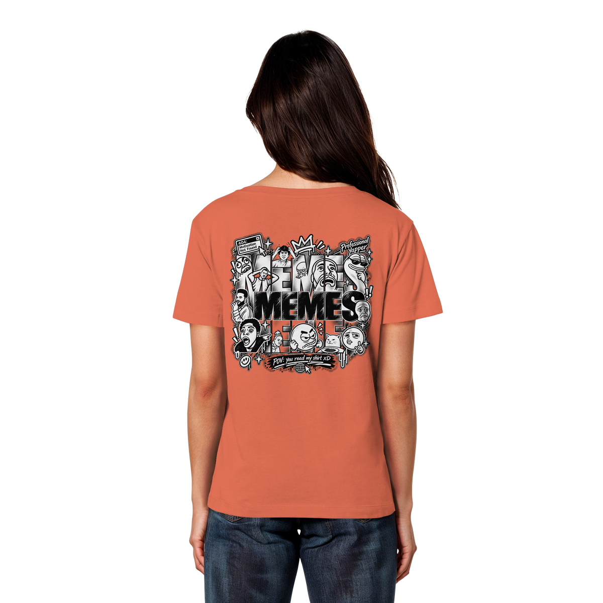 The MEME - T-Shirt leggera da donna in cotone biologico