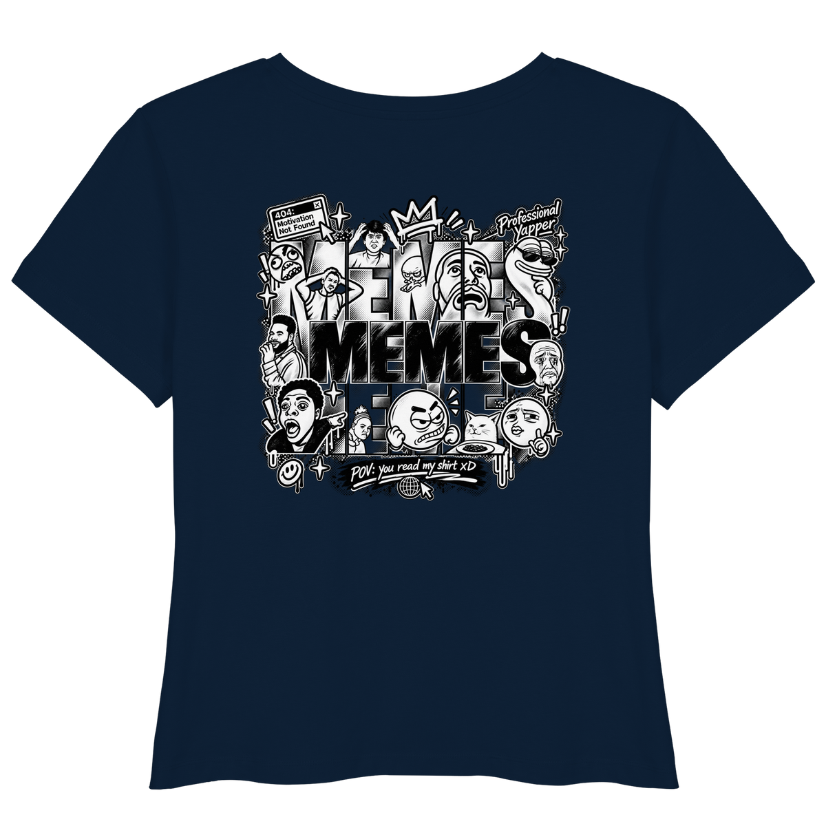 The MEME - T-Shirt leggera da donna in cotone biologico