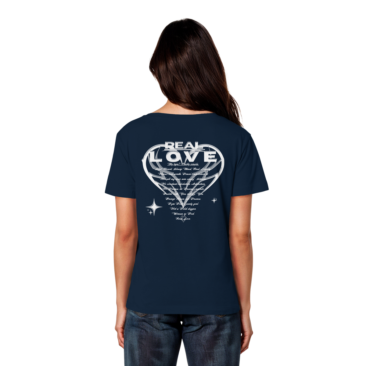 The REAL LOVE BASiCS - Camiseta ligera de algodón orgánico para mujer