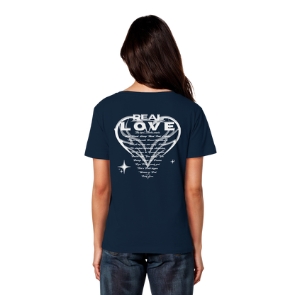 The REAL LOVE BASiCS - Camiseta ligera de algodón orgánico para mujer