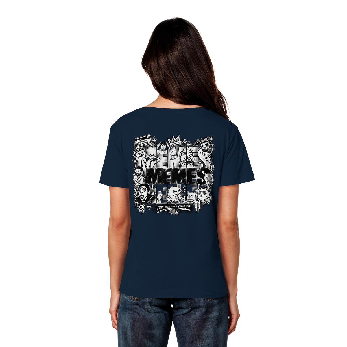 The MEME - T-Shirt leggera da donna in cotone biologico