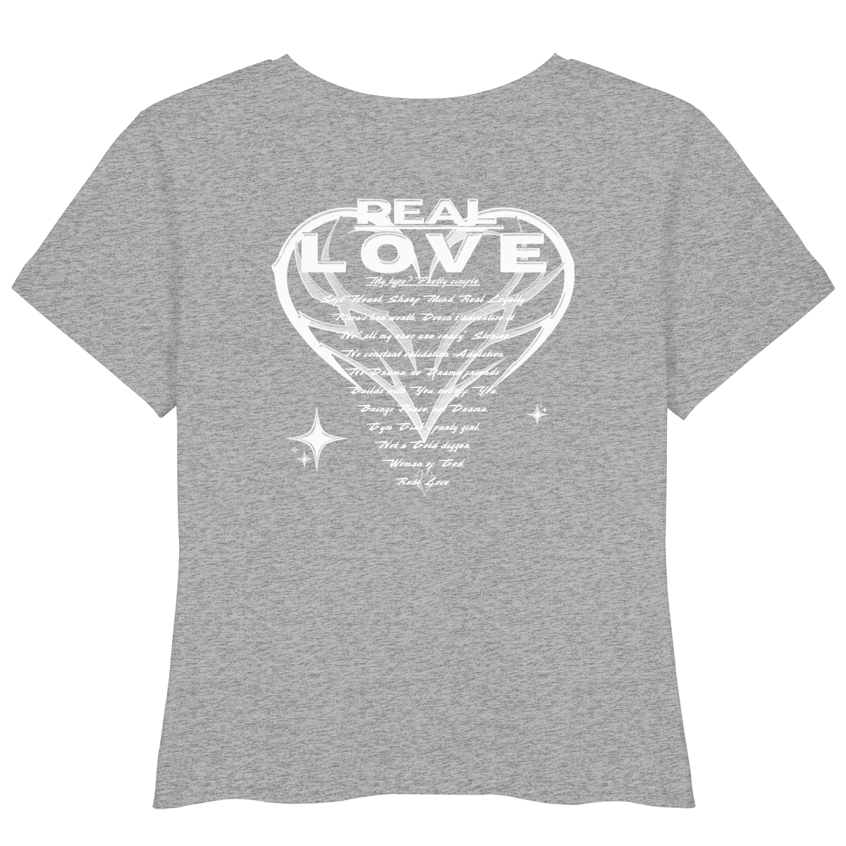 The REAL LOVE BASiCS - Camiseta ligera de algodón orgánico para mujer