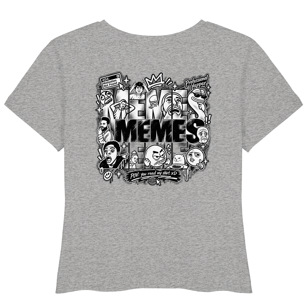 The MEME - T-Shirt leggera da donna in cotone biologico
