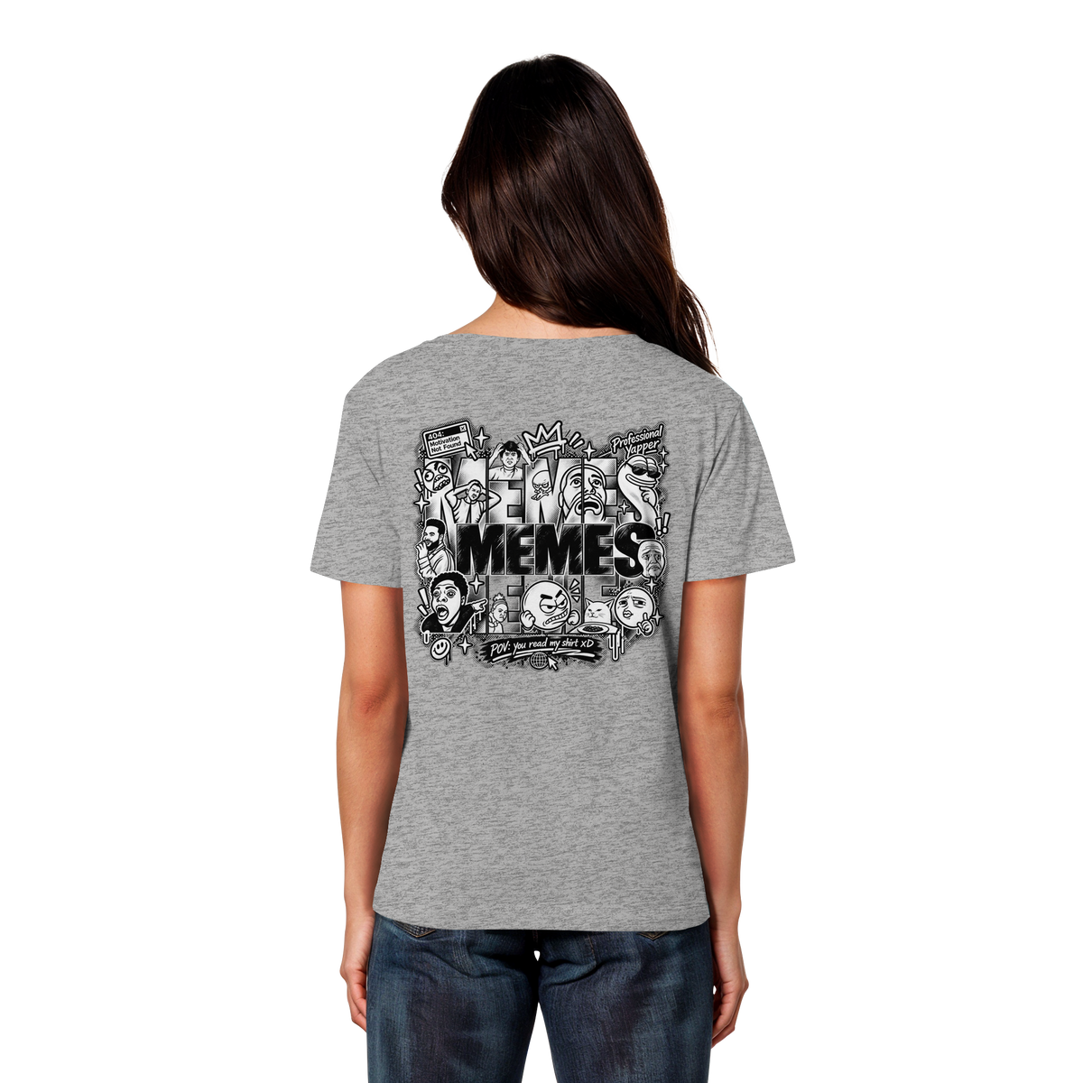 The MEME - T-Shirt leggera da donna in cotone biologico