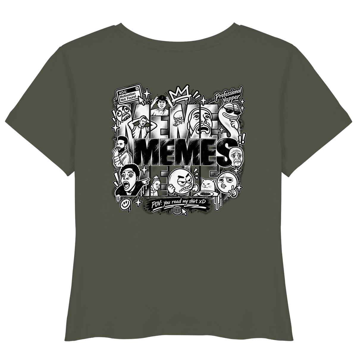 The MEME - T-Shirt leggera da donna in cotone biologico