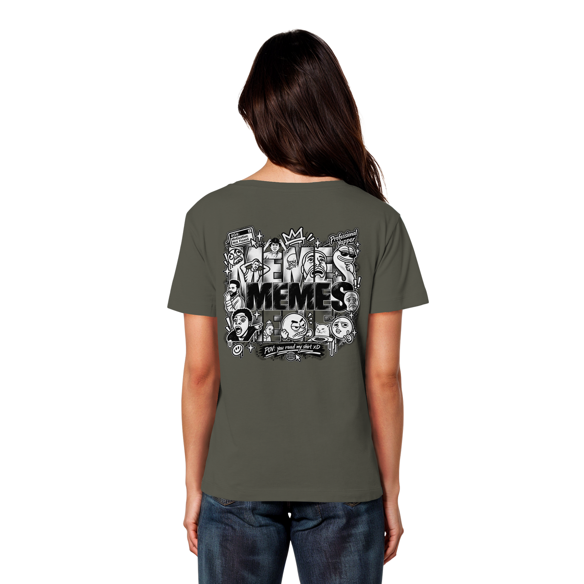 The MEME - T-Shirt leggera da donna in cotone biologico
