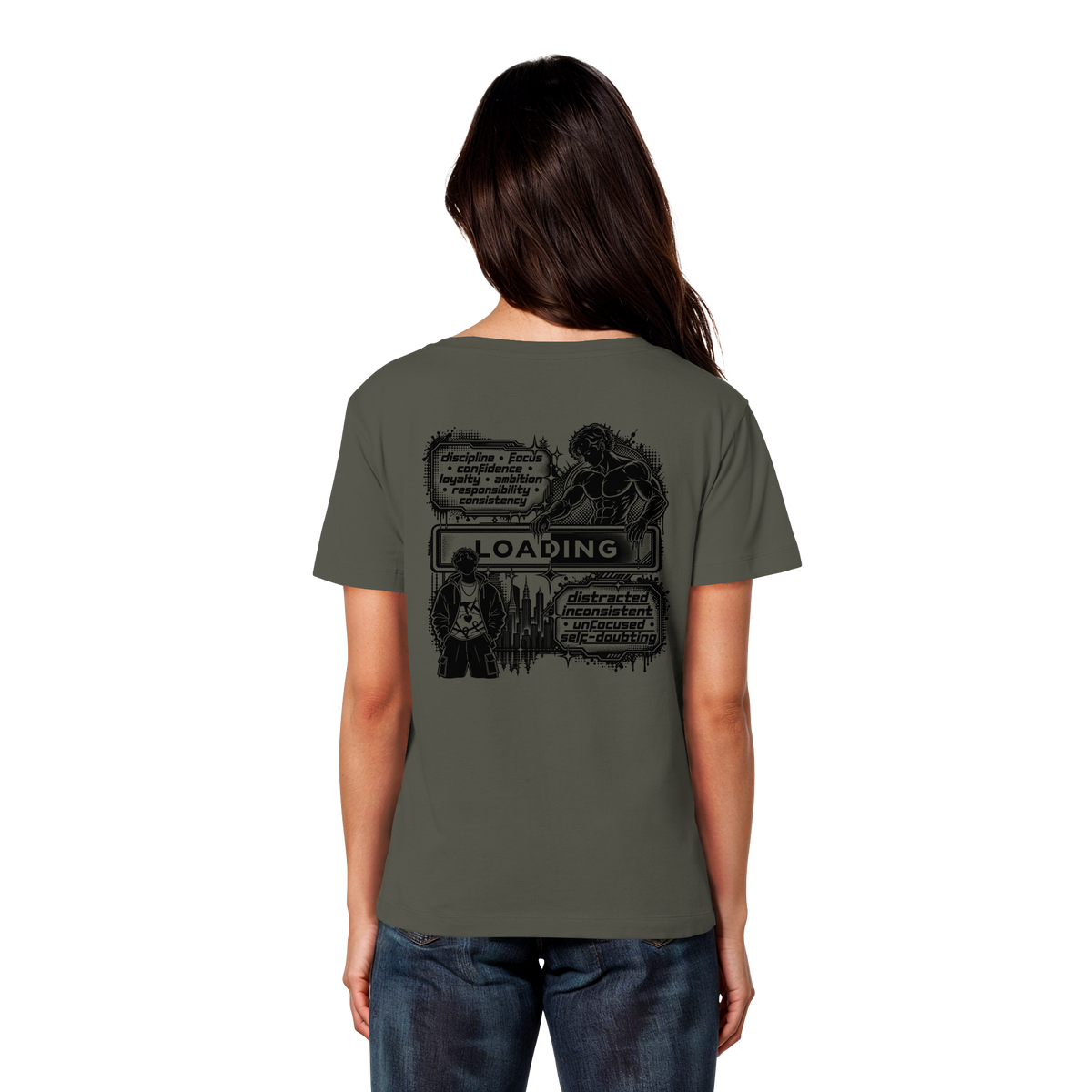 LOADiNG BASiCS - Womens Organic Lightweight T-Shirt