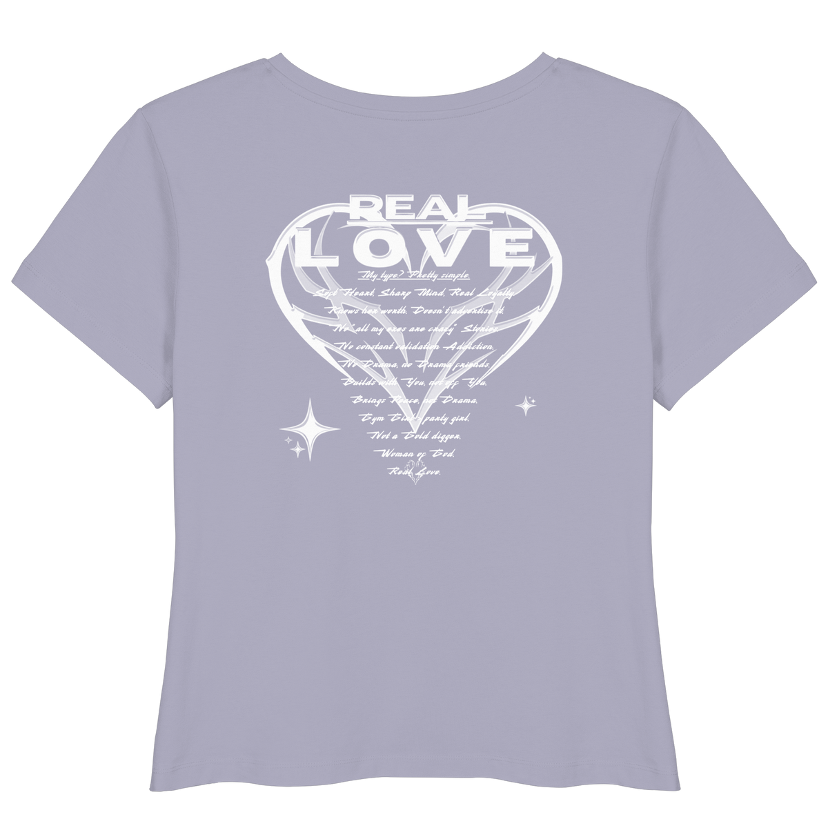 The REAL LOVE BASiCS - Camiseta ligera de algodón orgánico para mujer
