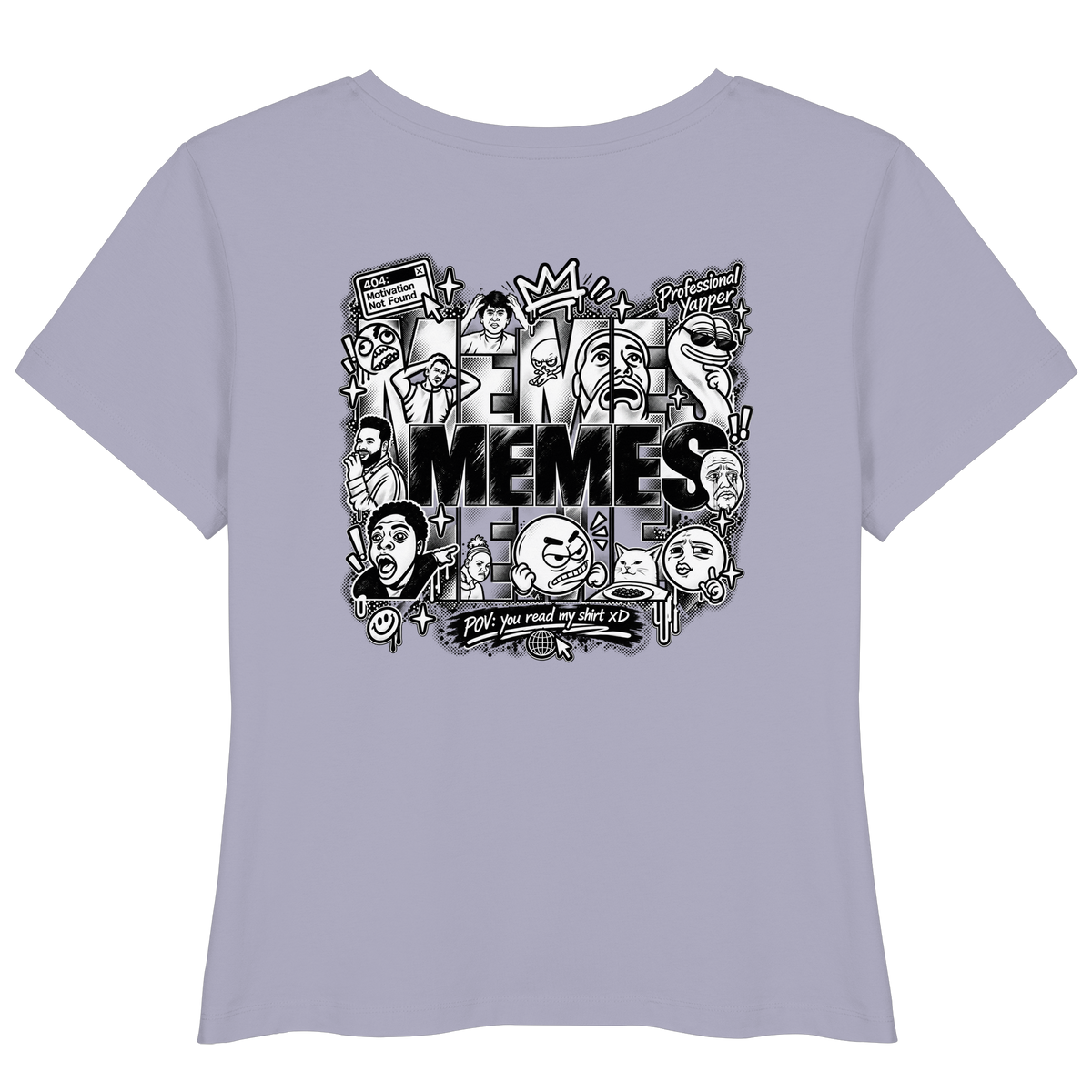 The MEME - T-Shirt leggera da donna in cotone biologico
