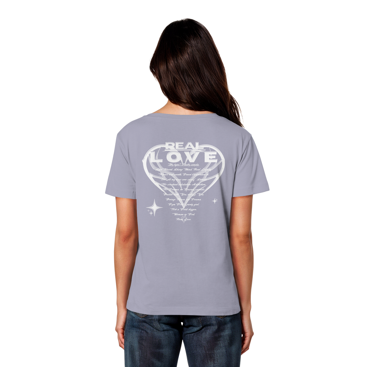The REAL LOVE BASiCS - Camiseta ligera de algodón orgánico para mujer