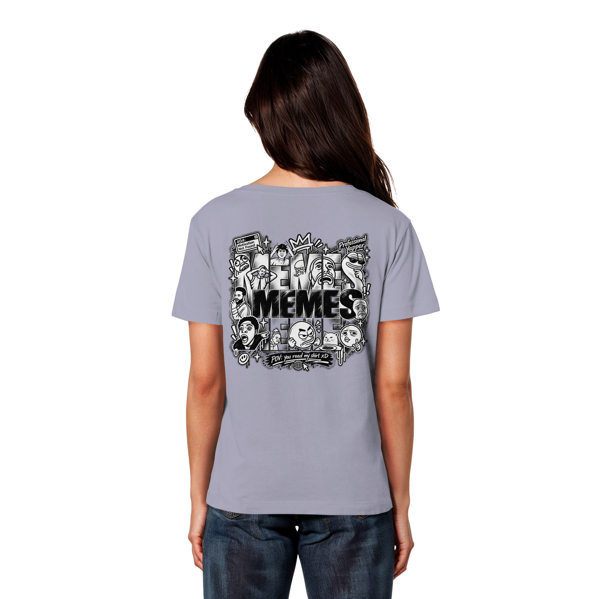 The MEME - T-Shirt leggera da donna in cotone biologico