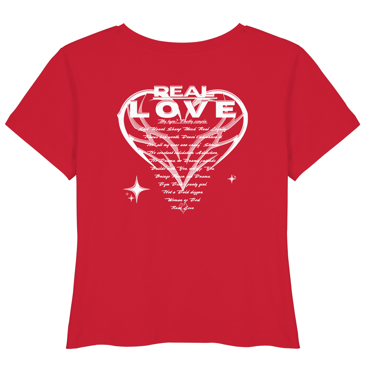 The REAL LOVE BASiCS - Camiseta ligera de algodón orgánico para mujer