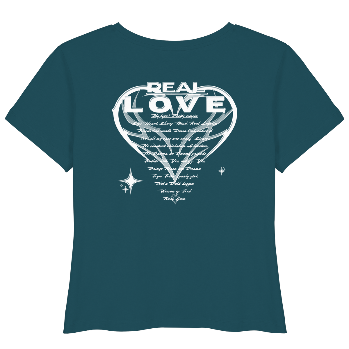 The REAL LOVE BASiCS - Camiseta ligera de algodón orgánico para mujer