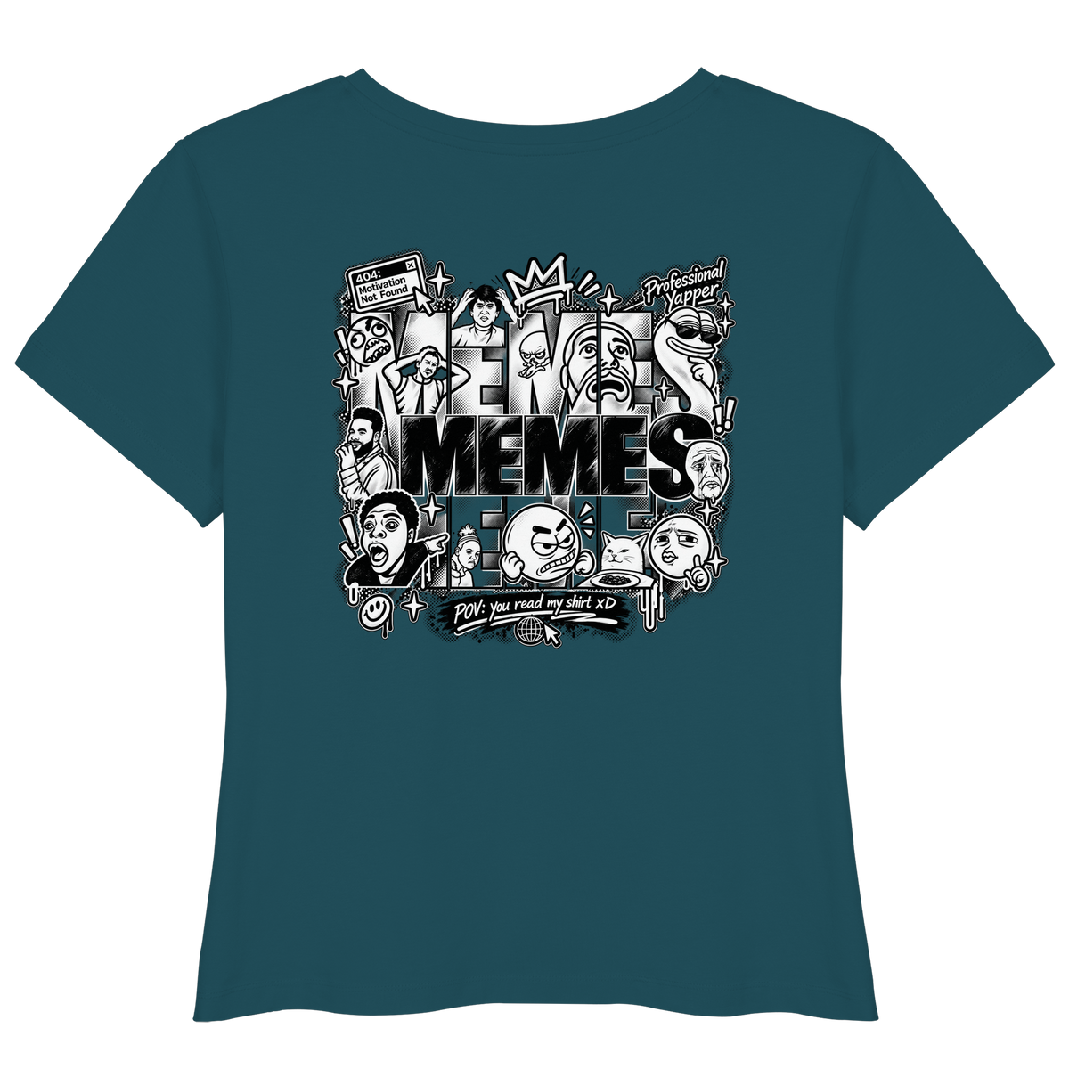 The MEME - T-Shirt leggera da donna in cotone biologico