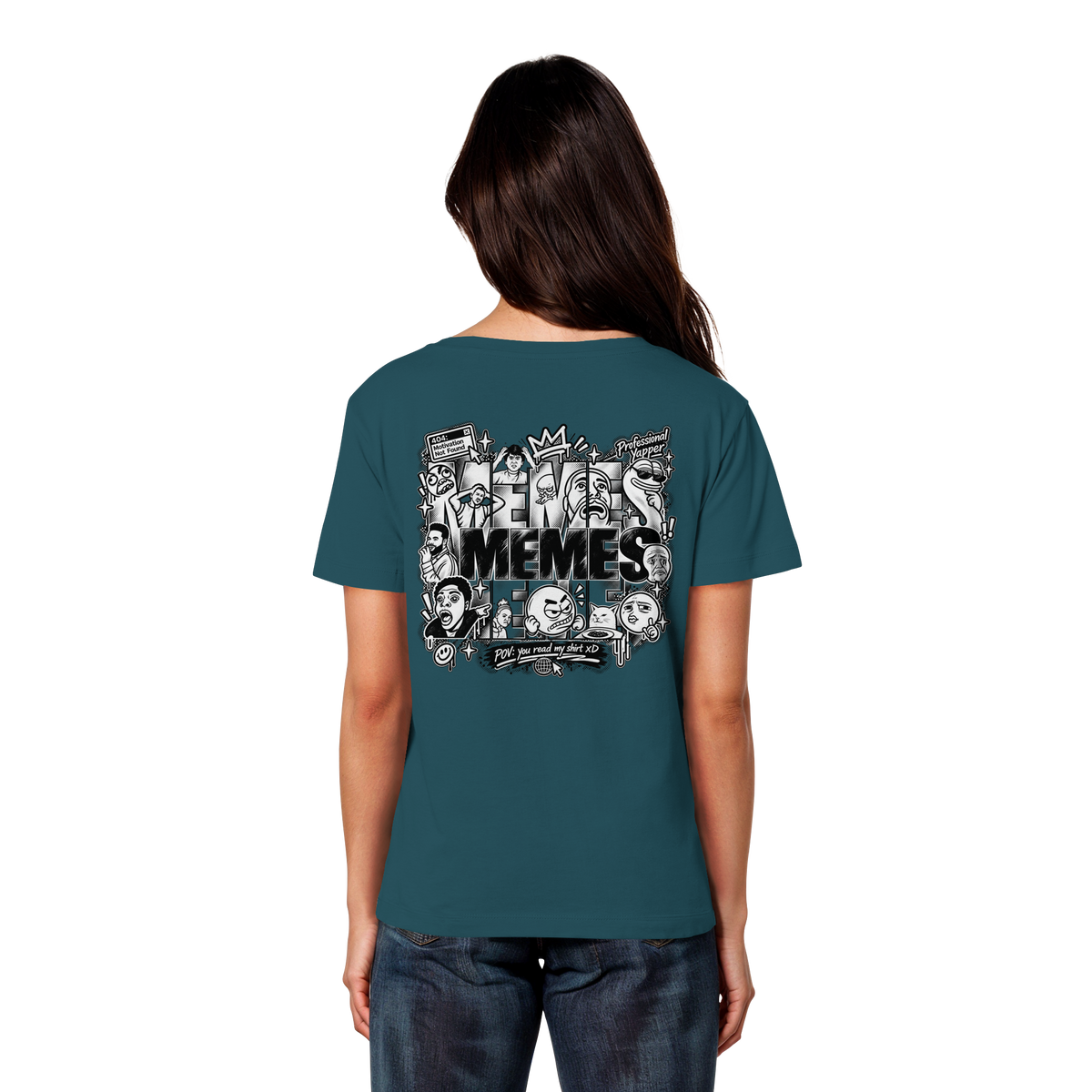 The MEME - T-Shirt leggera da donna in cotone biologico