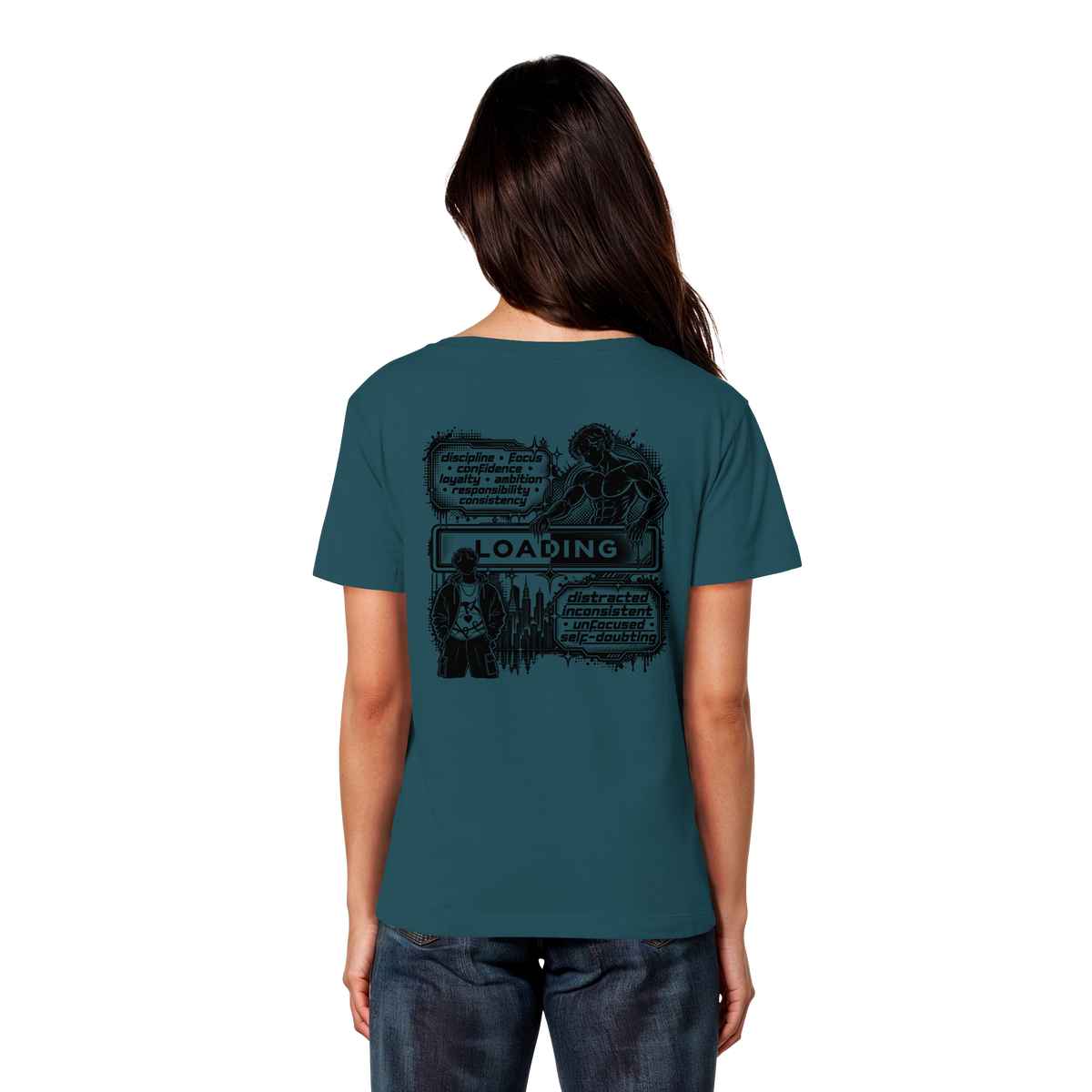 LOADiNG BASiCS - Womens Organic Lightweight T-Shirt