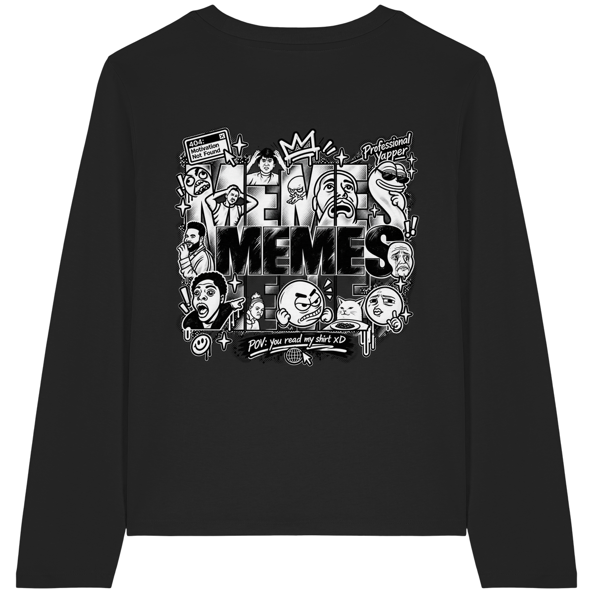 The MEME - Womens Organic Longsleeve T-Shirt