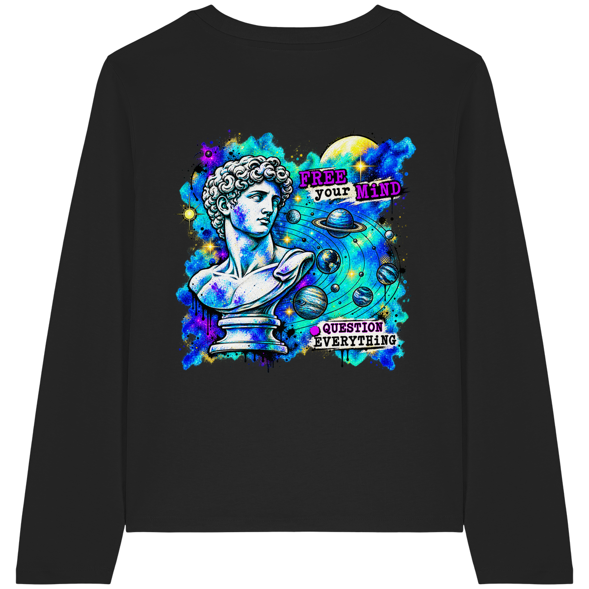 The Philosopher - Womens Organic Longsleeve T-Shirt