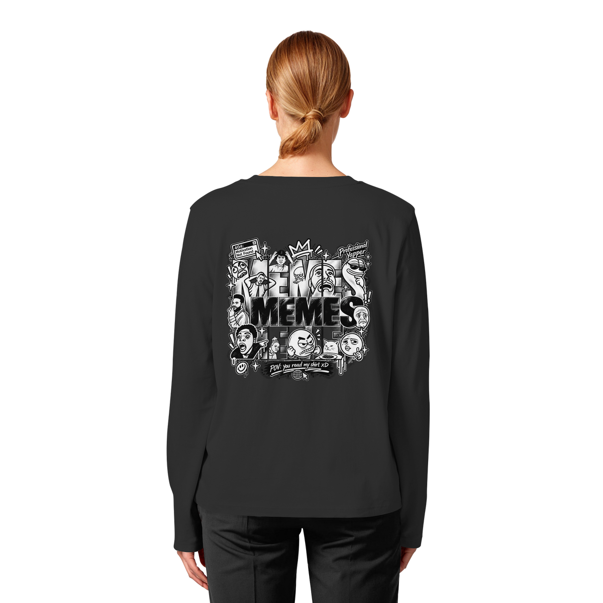 The MEME - Womens Organic Longsleeve T-Shirt