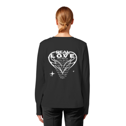 Die REAL LOVE BASiCS - Damen Bio-Langarm-T-Shirt
