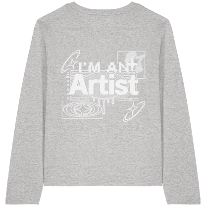 The Artist BASiCS - T-shirt a maniche lunghe biologica da donna