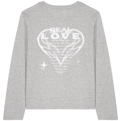 Die REAL LOVE BASiCS - Damen Bio-Langarm-T-Shirt